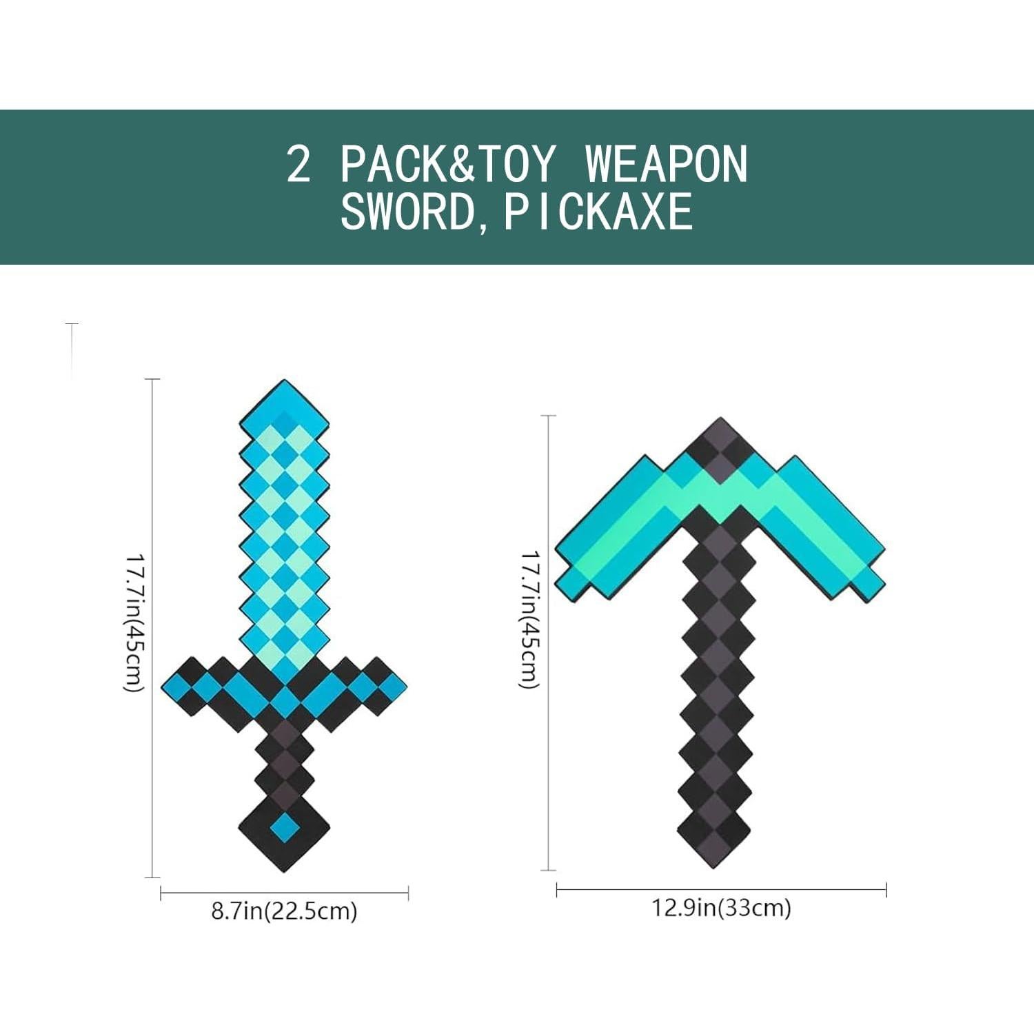 Juego de Armas de Juguete 2 Piezas Maillarden - Espada y Pico