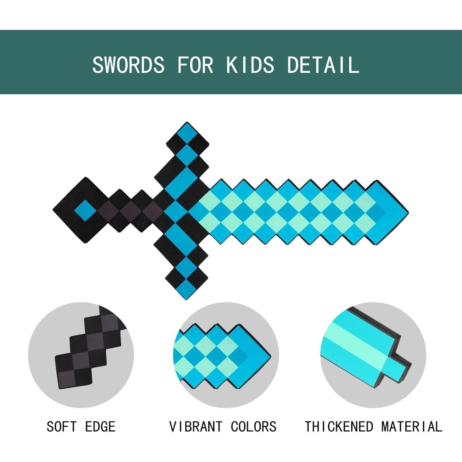 Juego de Armas de Juguete 2 Piezas Maillarden - Espada y Pico