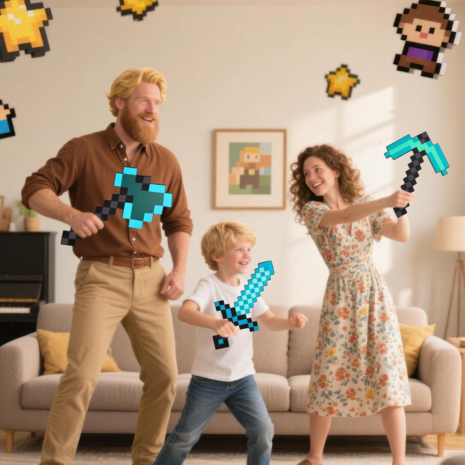 Juego de Armas de Juguete 2 Piezas Maillarden - Espada y Pico