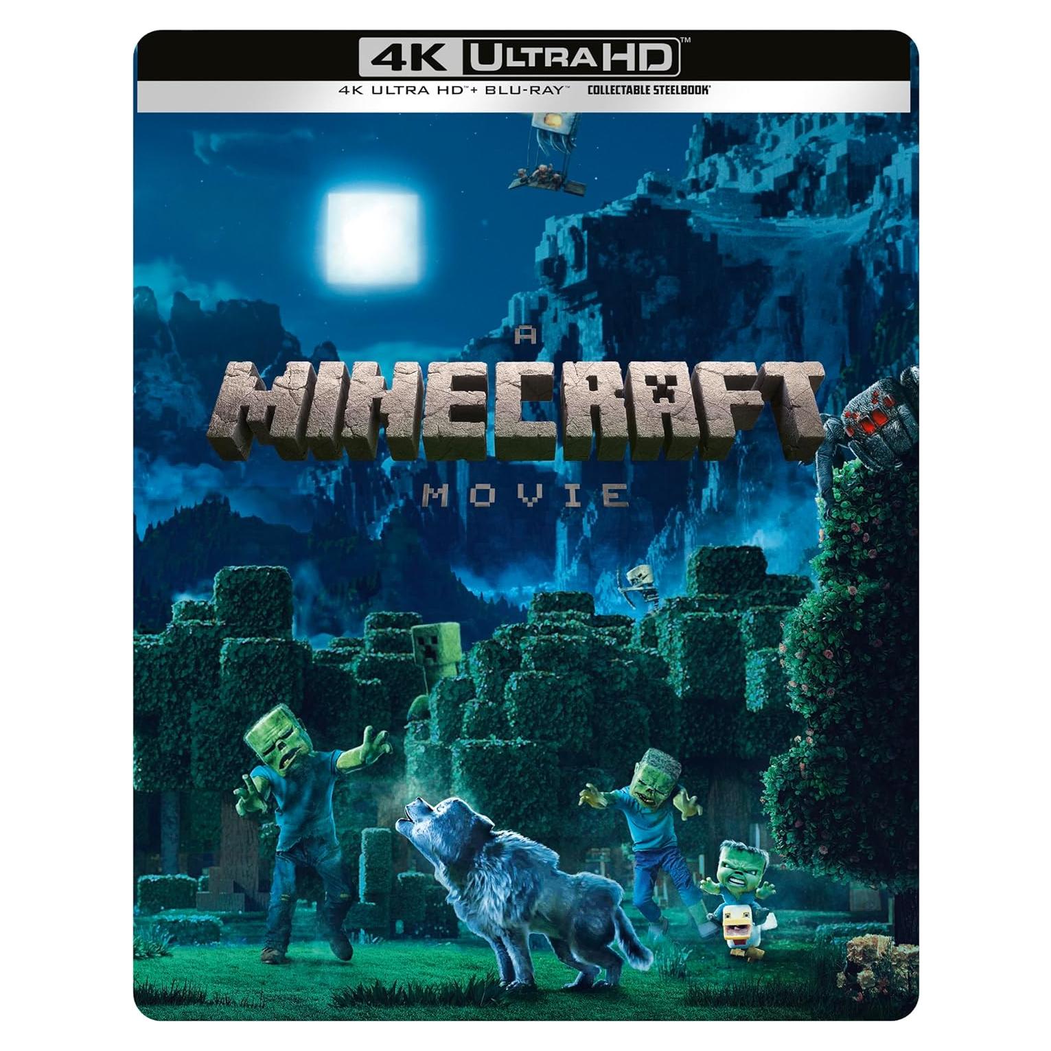 Película Minecraft Escena Nocturna 4K Ultra HD Steelbook