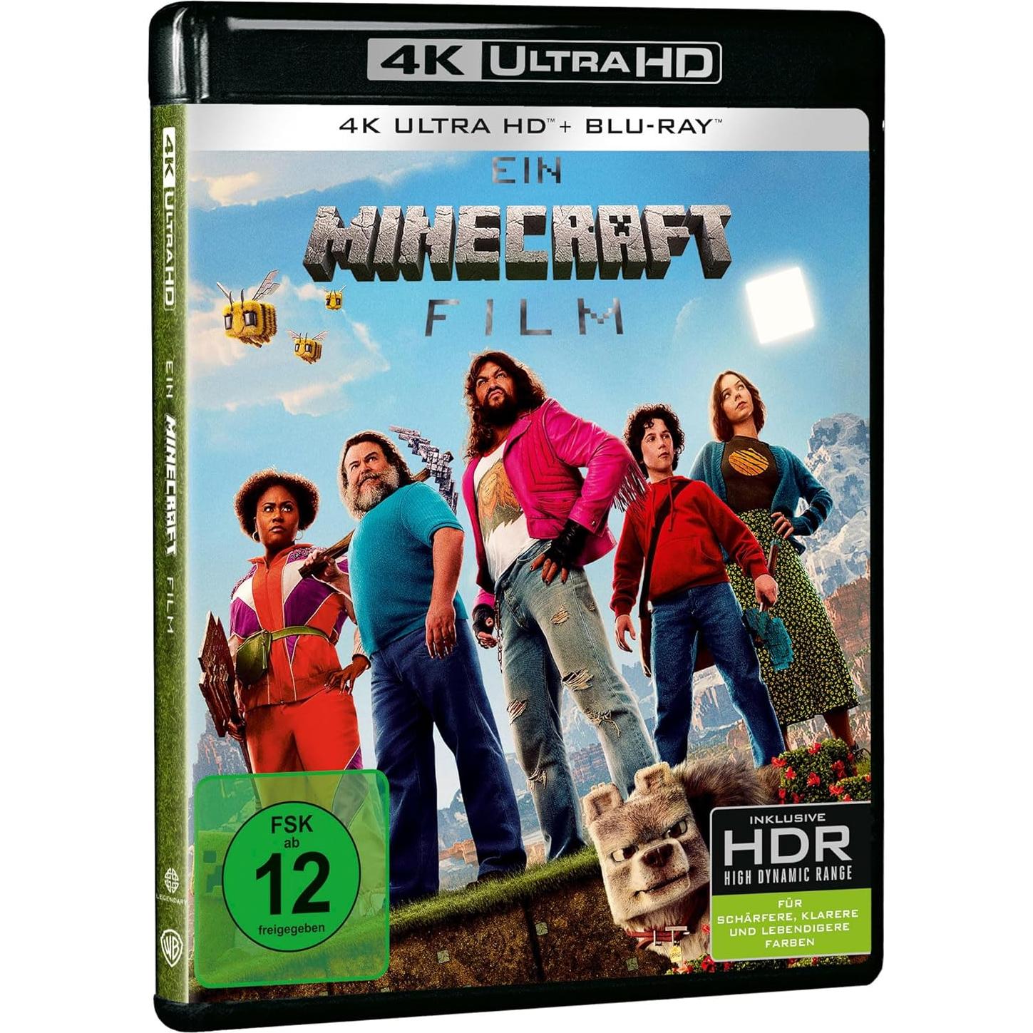 Película Minecraft 4K Ultra HD + Blu-ray - Warner Bros