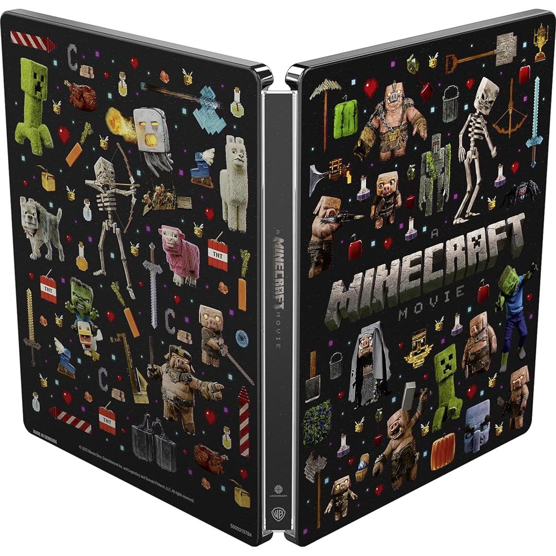 Steelbook Coleccionista Minecraft 4K Ultra HD Blu-ray 2025