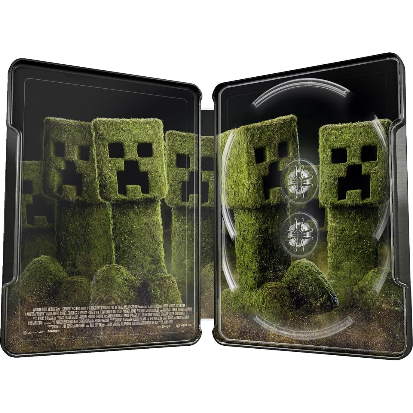 Steelbook Coleccionista Minecraft 4K Ultra HD Blu-ray 2025