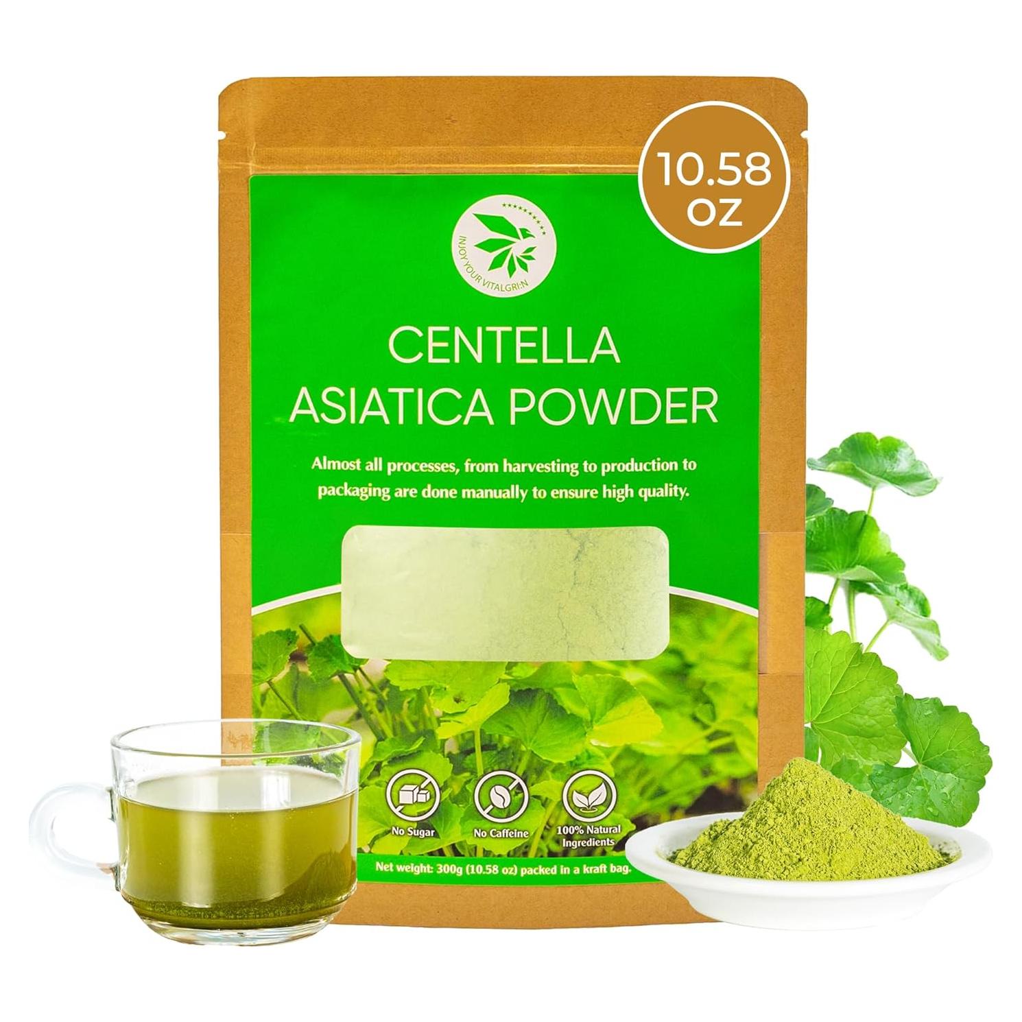 Polvo de Centella Asiática GREEN NATURE 300 g - Sin Aditivos
