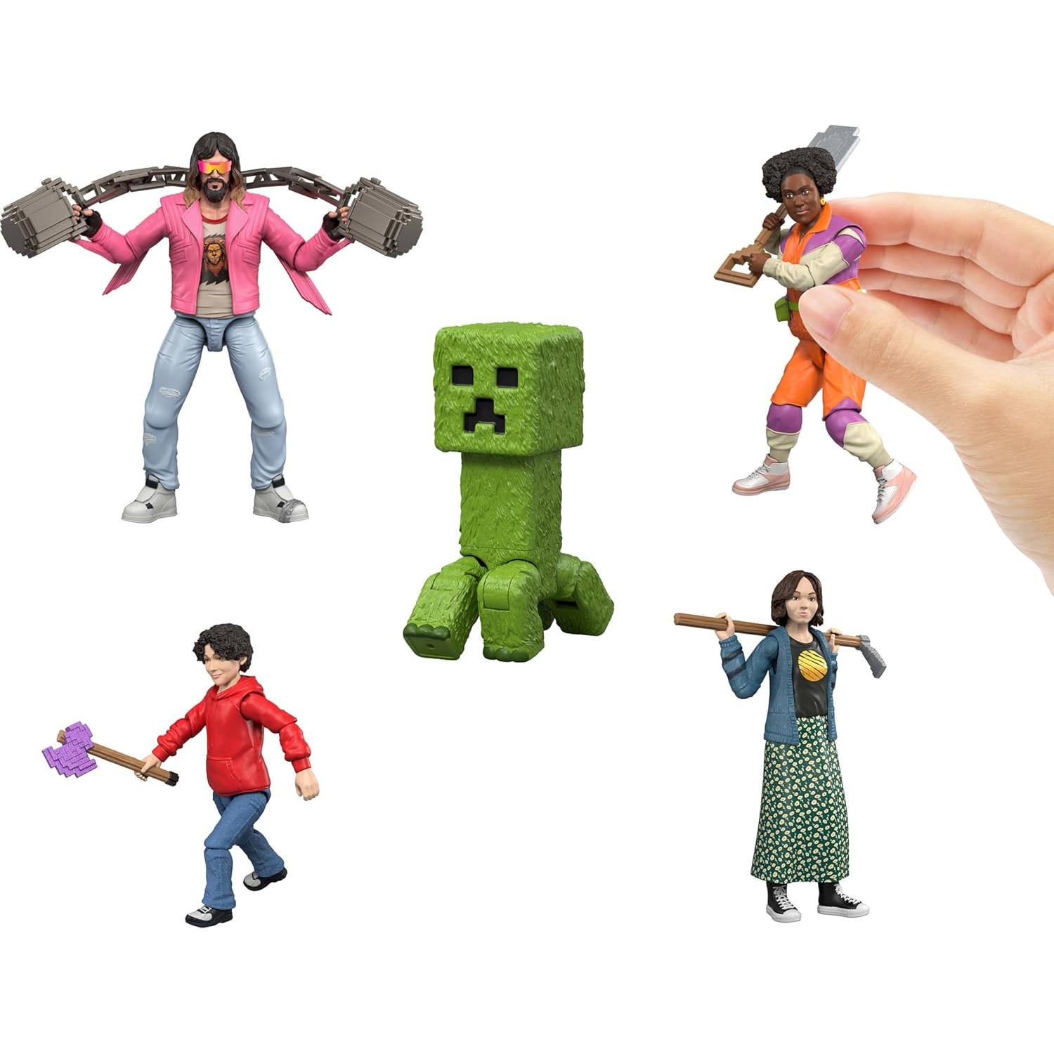 Set de Juguetes Coleccionables Mattel Minecraft - 8 Figuras y Accesorios