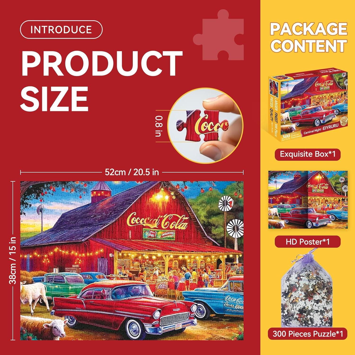 Rompecabezas 300 Piezas Adultos Zhiseoyi Vida Nocturna 52x38cm