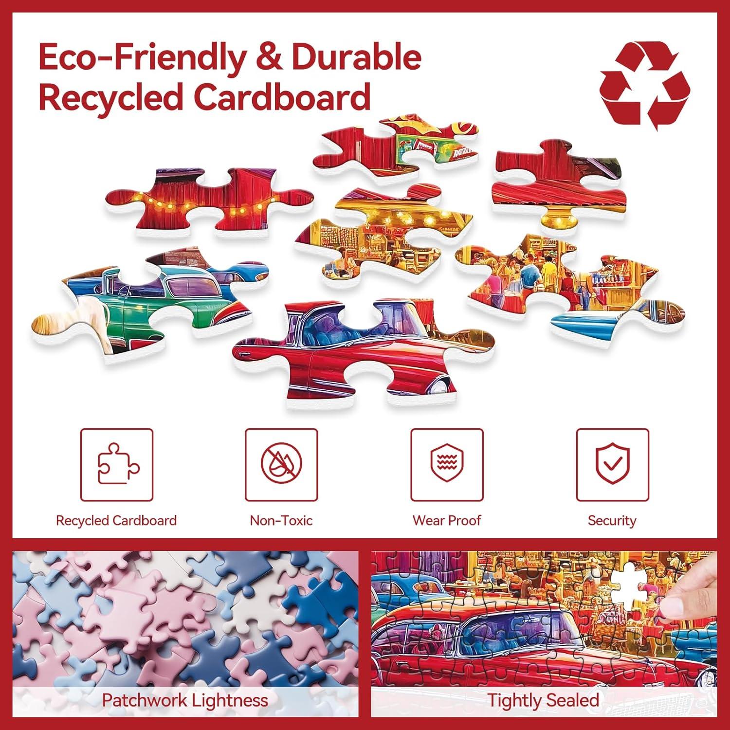 Rompecabezas 300 Piezas Adultos Zhiseoyi Vida Nocturna 52x38cm