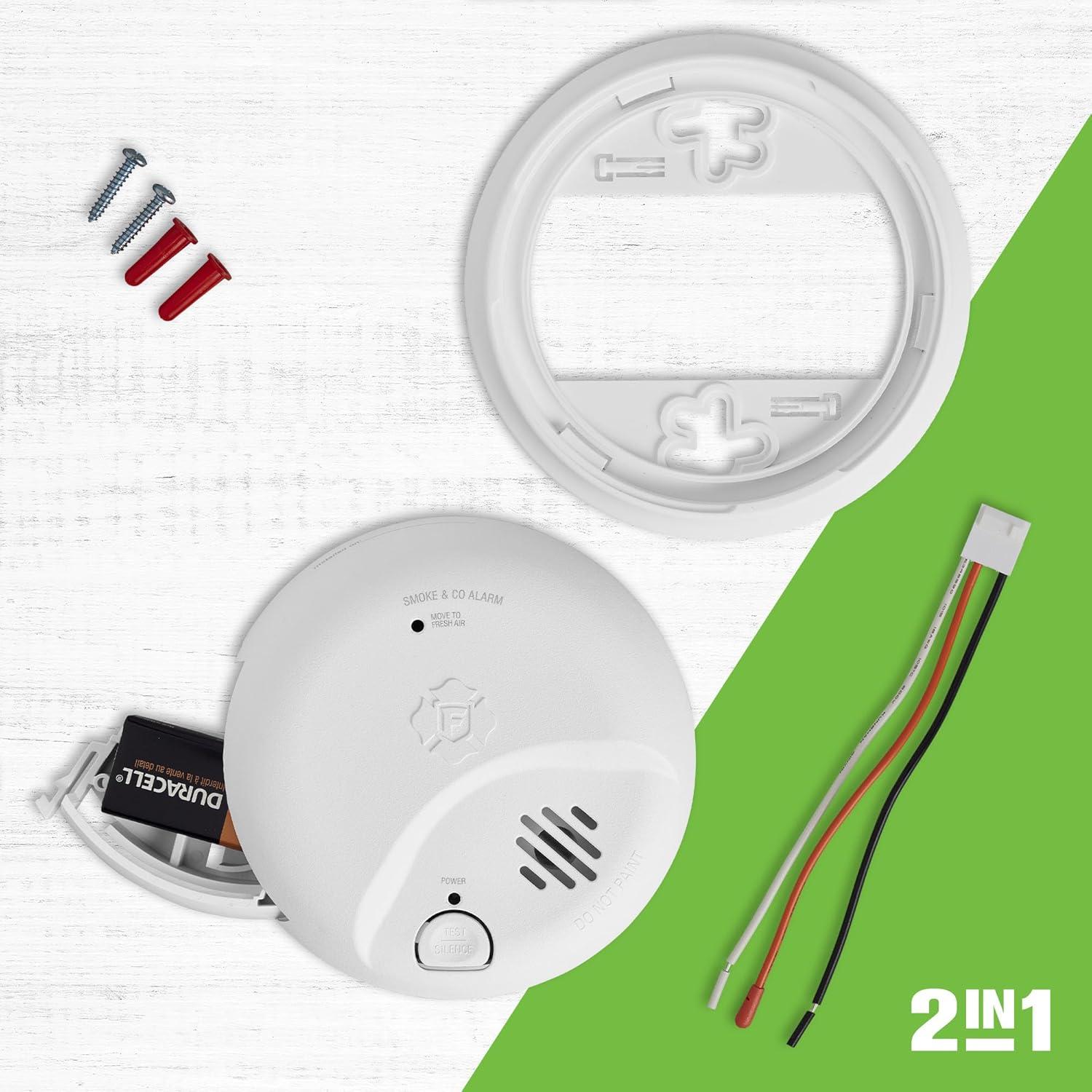 Alarma de Humo y CO First Alert SMICO100-AC con Batería