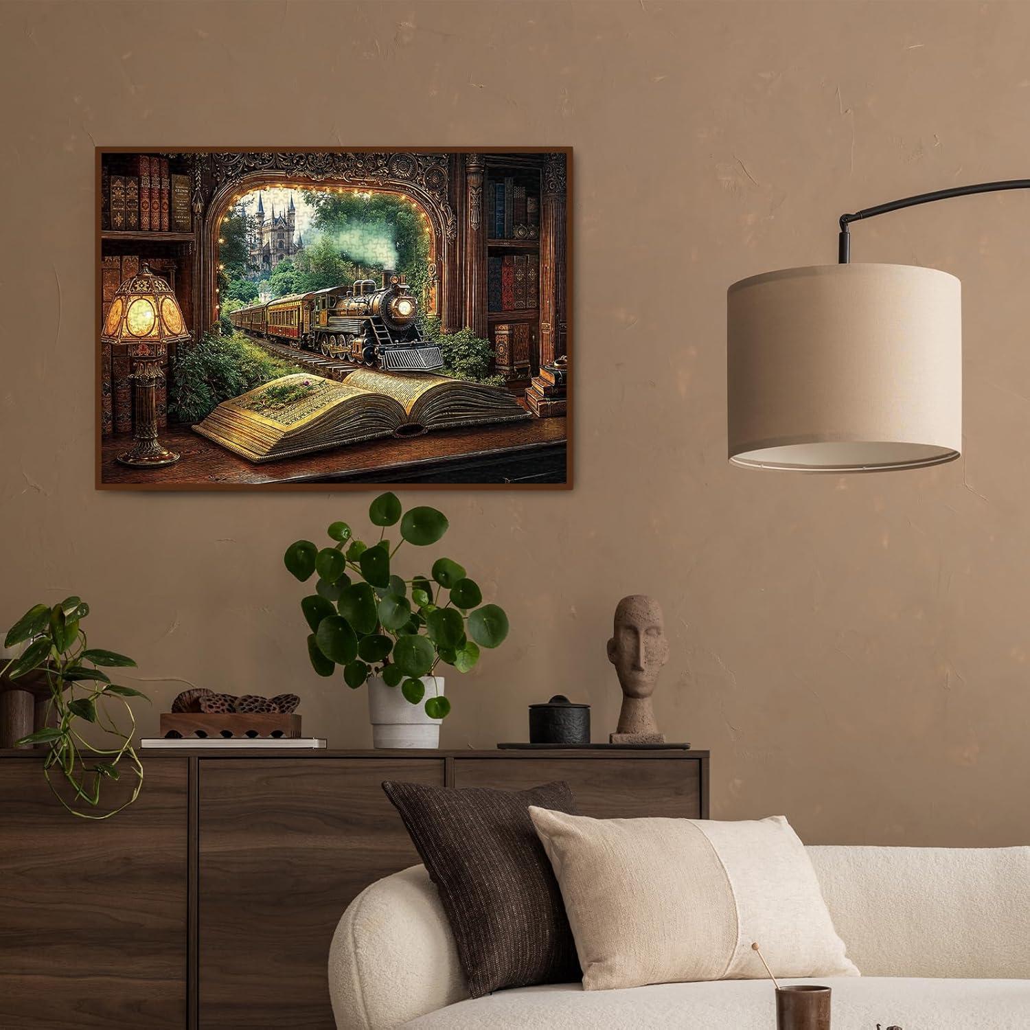 Rompecabezas 1000 Piezas BBOLDIN Bosque de Tren Vintage