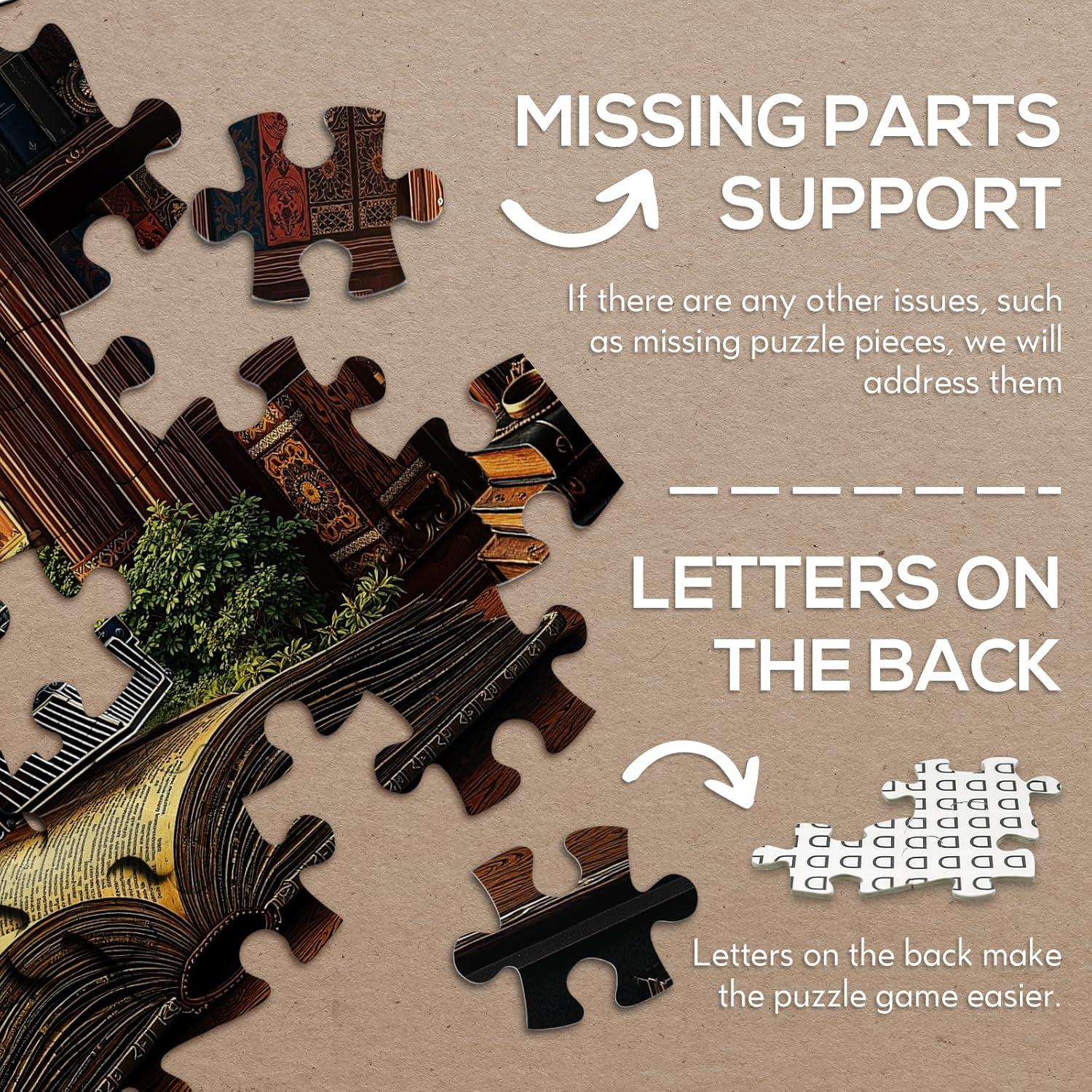 Rompecabezas 1000 Piezas BBOLDIN Bosque de Tren Vintage