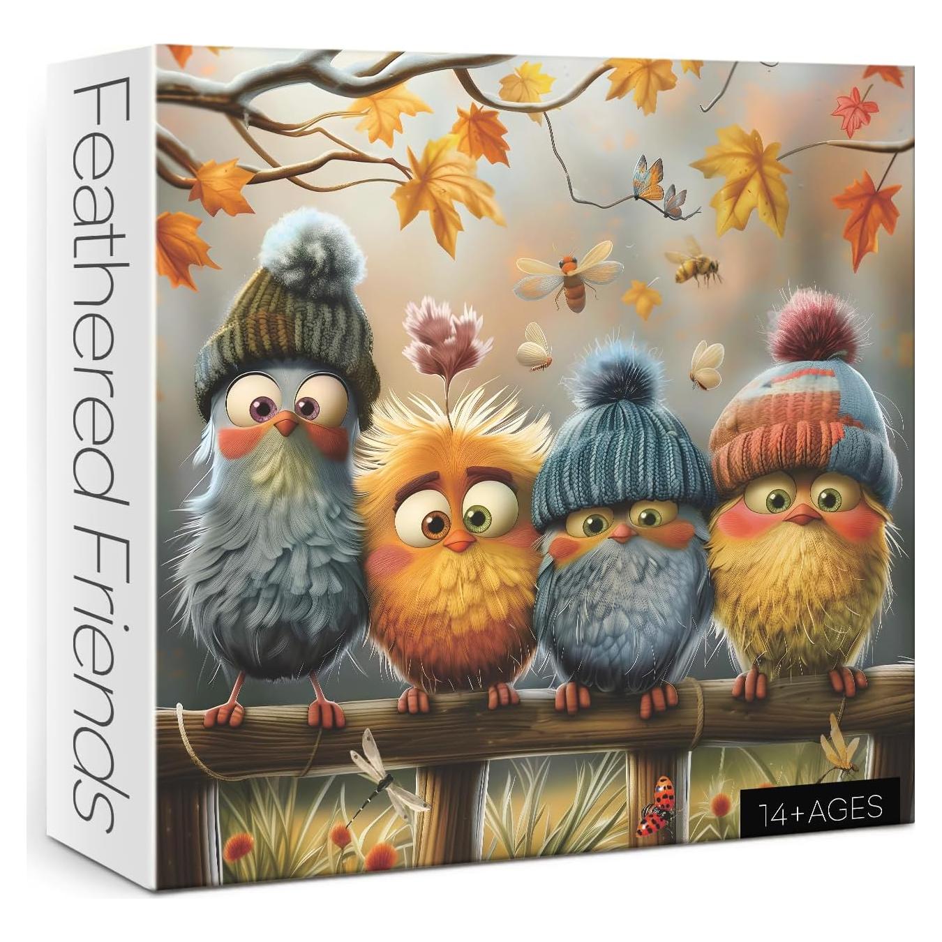 Rompecabezas de Aves de Otoño BBOLDIN 1000 Piezas 60.6x60.6 cm