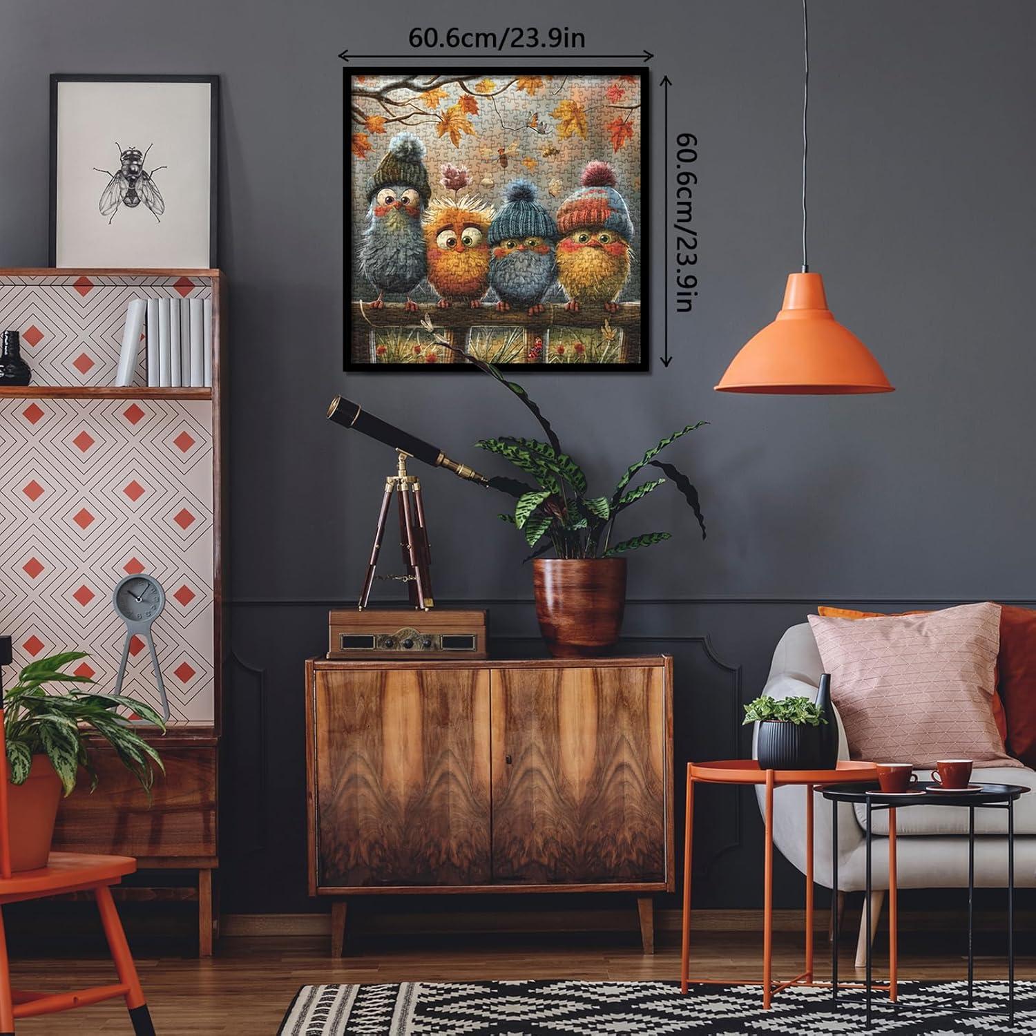 Rompecabezas de Aves de Otoño BBOLDIN 1000 Piezas 60.6x60.6 cm