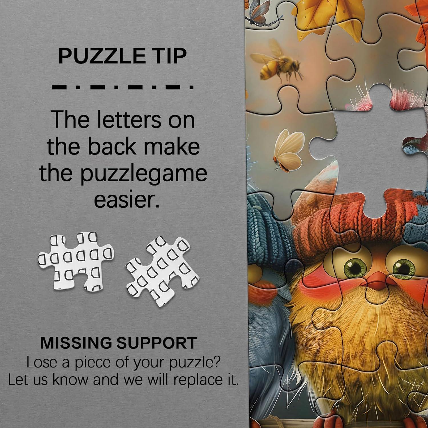 Rompecabezas de Aves de Otoño BBOLDIN 1000 Piezas 60.6x60.6 cm