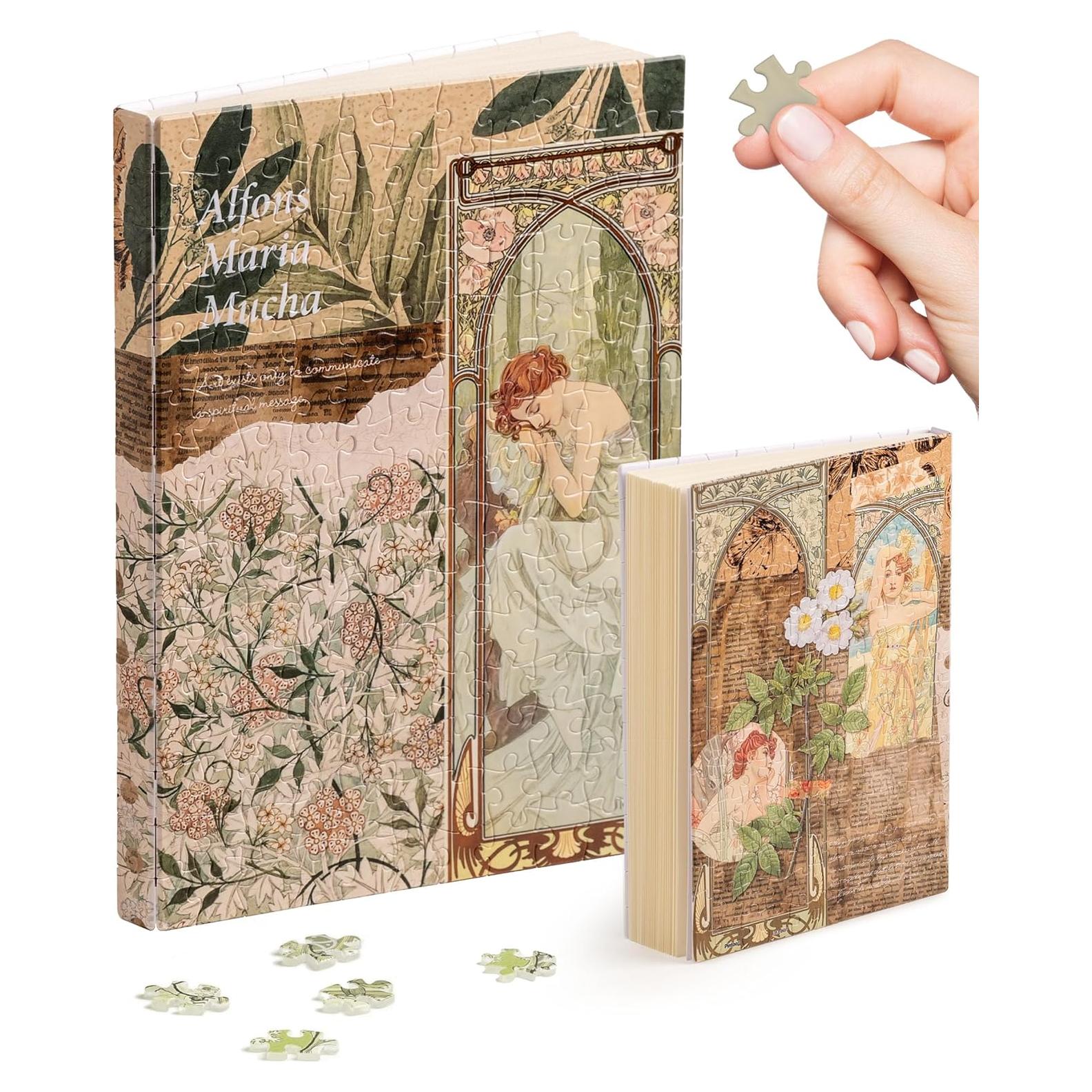 Cuaderno A5 PieceRelax con Puzzle Alphonse Mucha 329 Piezas