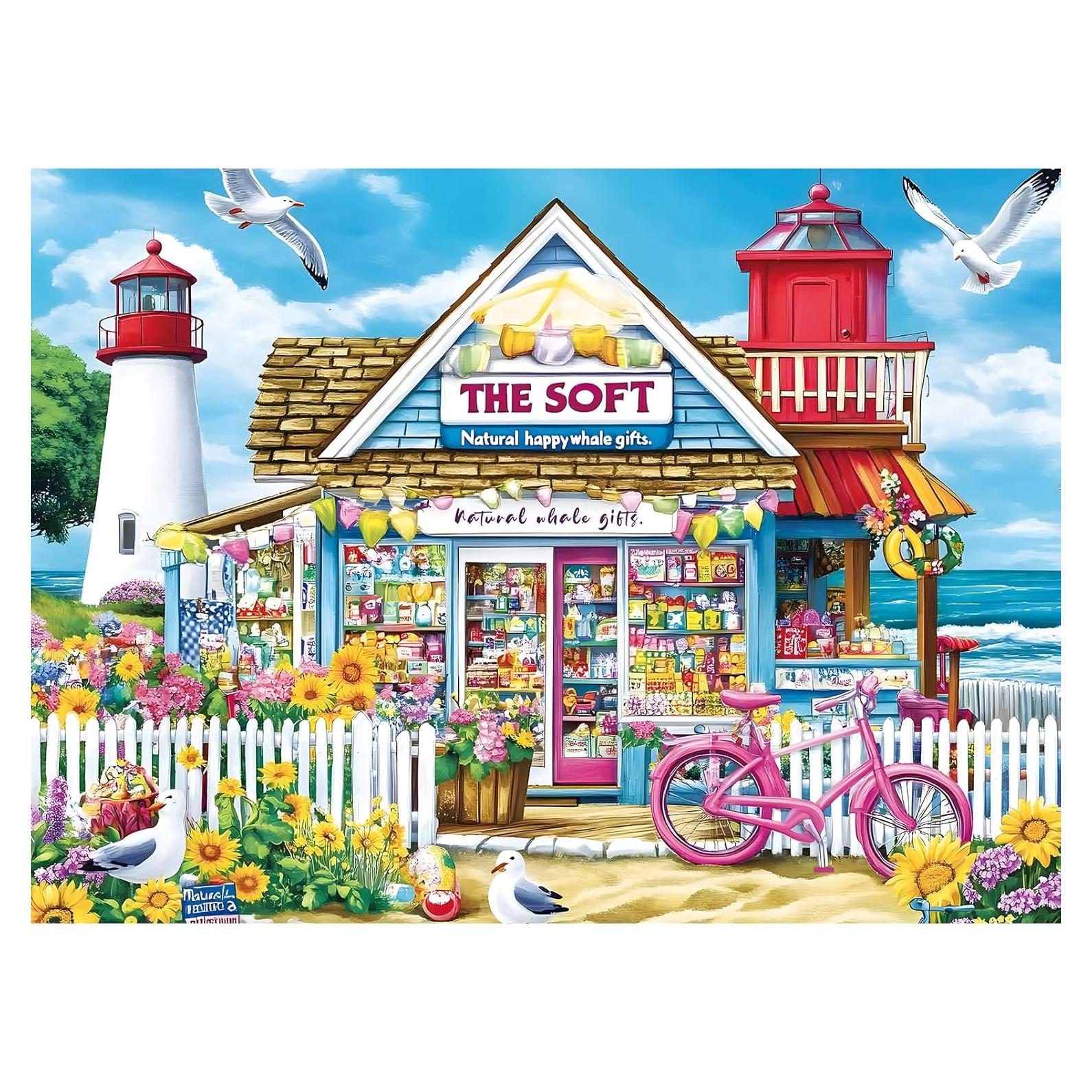 Rompecabezas de 500 Piezas ZSYCZAO Tiendas Costeñas 52.1x38.1cm