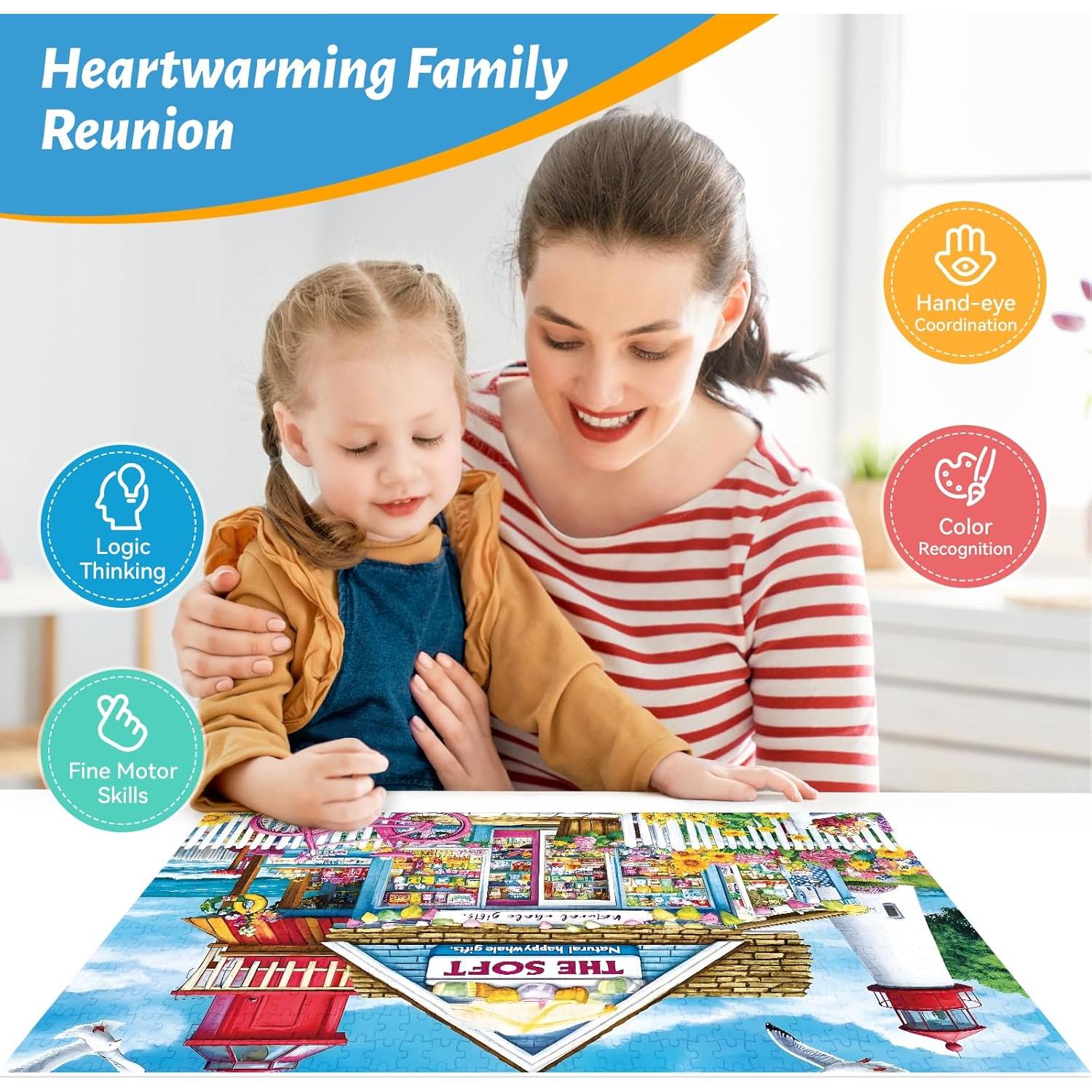 Rompecabezas de 500 Piezas ZSYCZAO Tiendas Costeñas 52.1x38.1cm