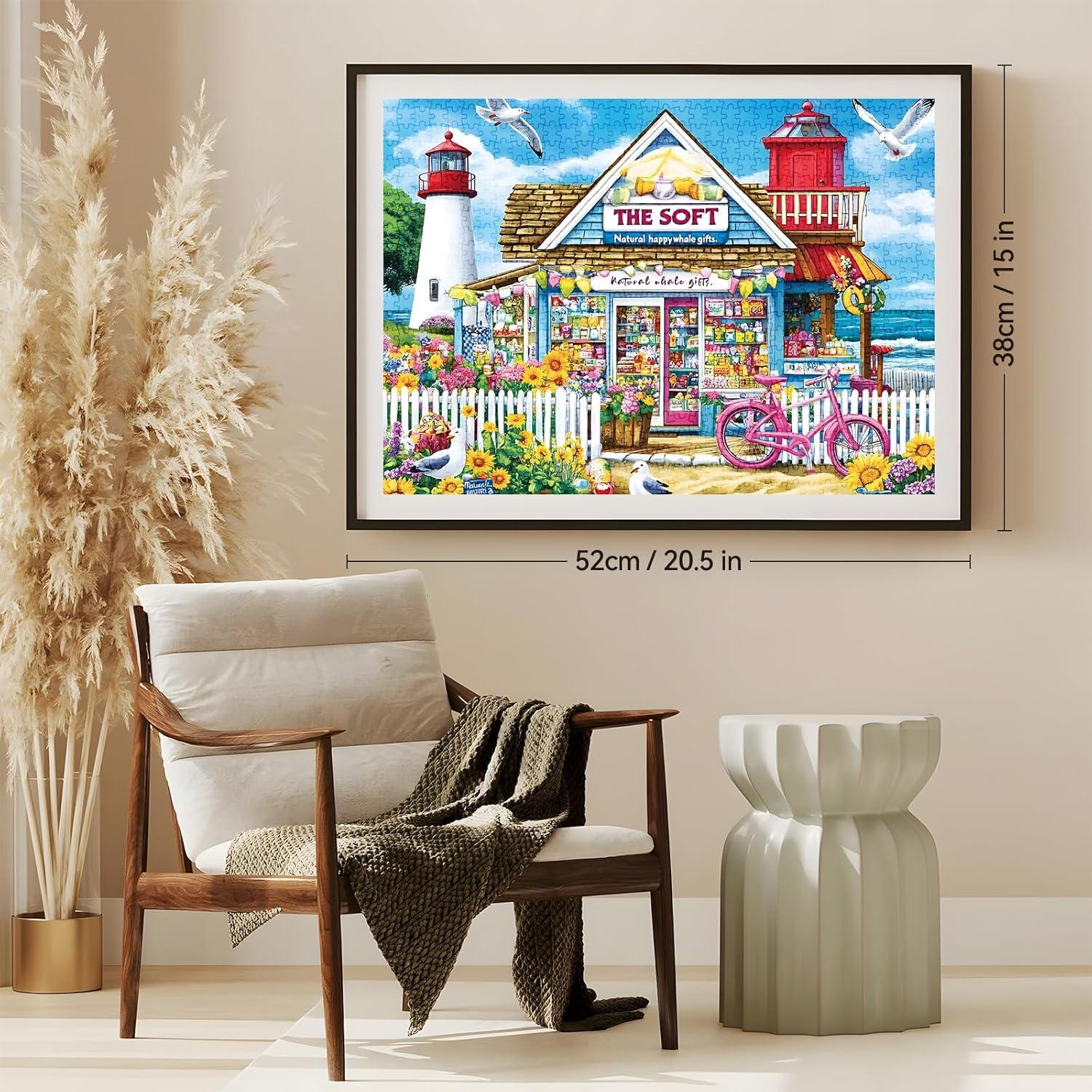 Rompecabezas de 500 Piezas ZSYCZAO Tiendas Costeñas 52.1x38.1cm