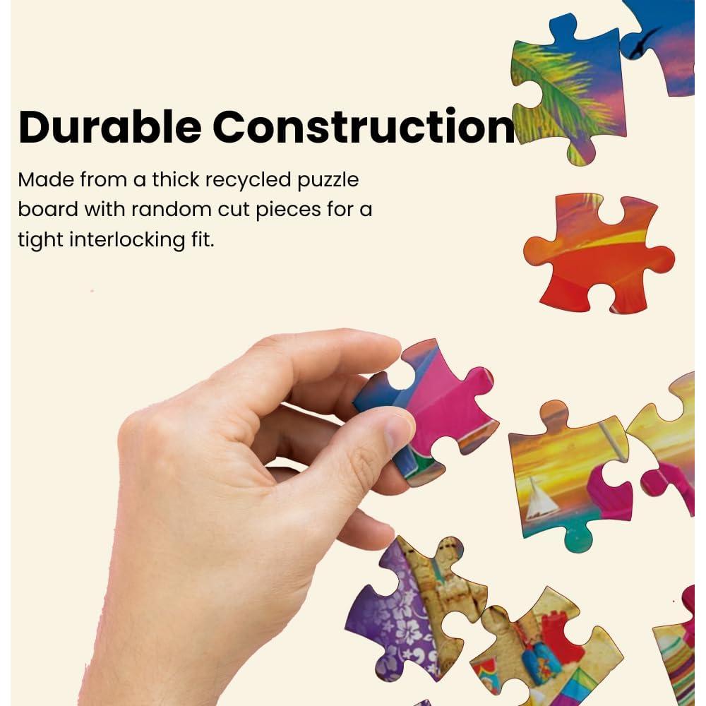 MasterPieces Paquete de 12 Rompecabezas 500/300/100 Piezas