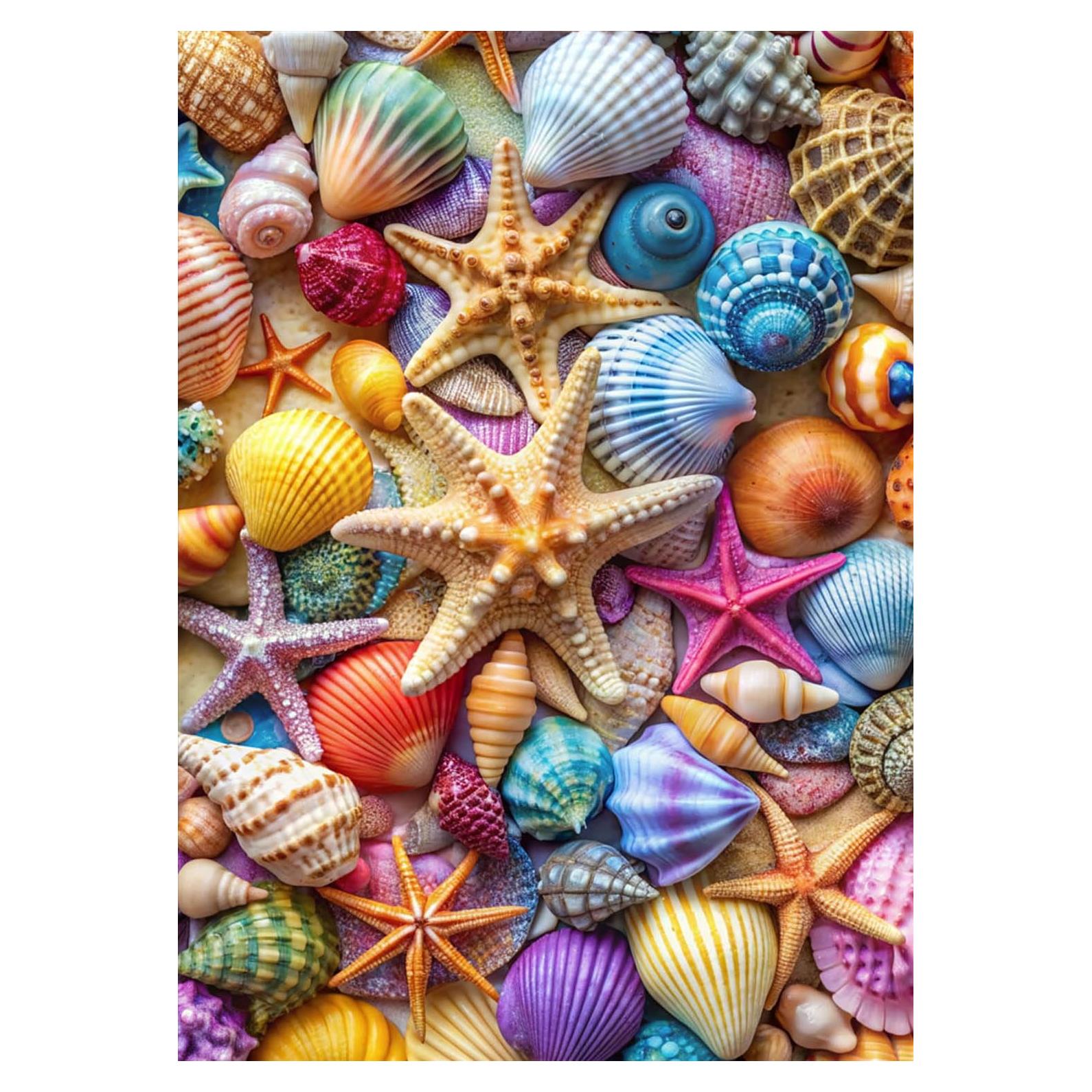 Rompecabezas 1000 Piezas Kepovin Conchas Marinas 50x70cm