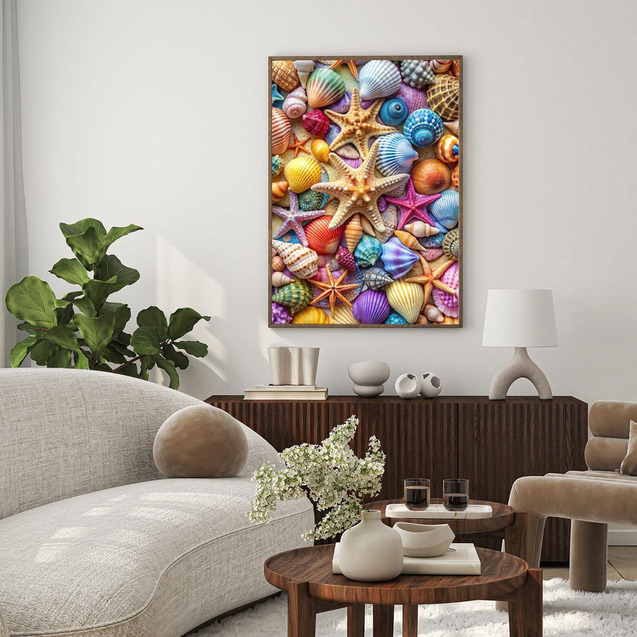 Rompecabezas 1000 Piezas Kepovin Conchas Marinas 50x70cm