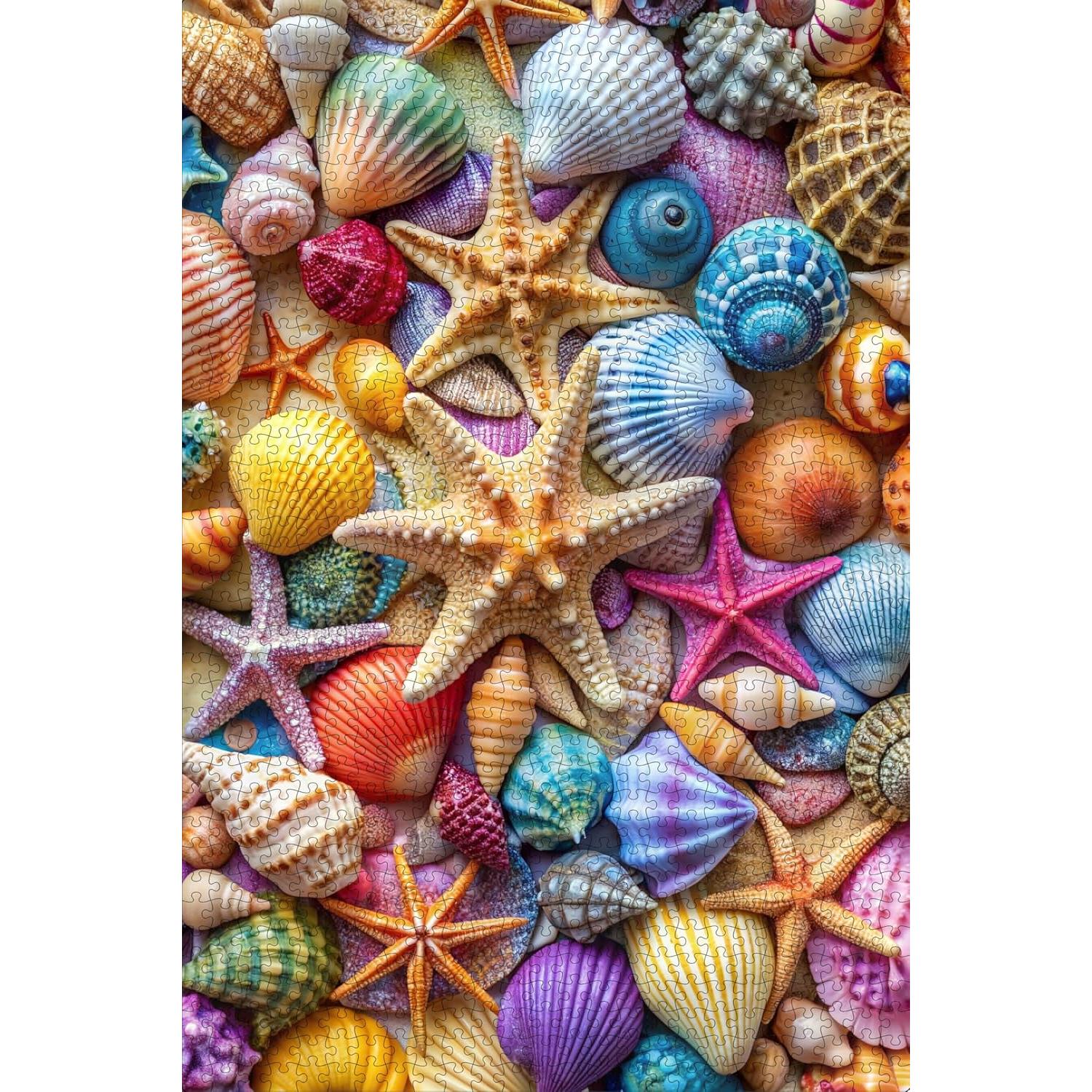 Rompecabezas 1000 Piezas Kepovin Conchas Marinas 50x70cm