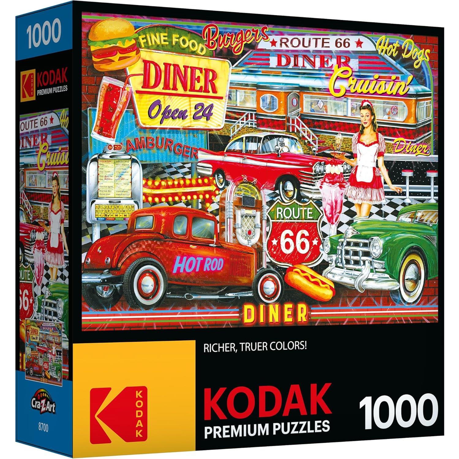 Rompecabezas 1000 Piezas Kodak Premium Diner de los 50
