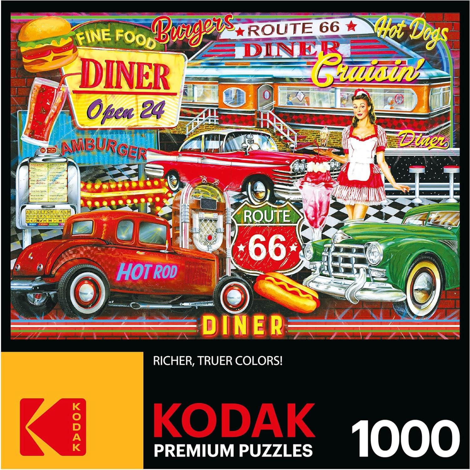 Rompecabezas 1000 Piezas Kodak Premium Diner de los 50