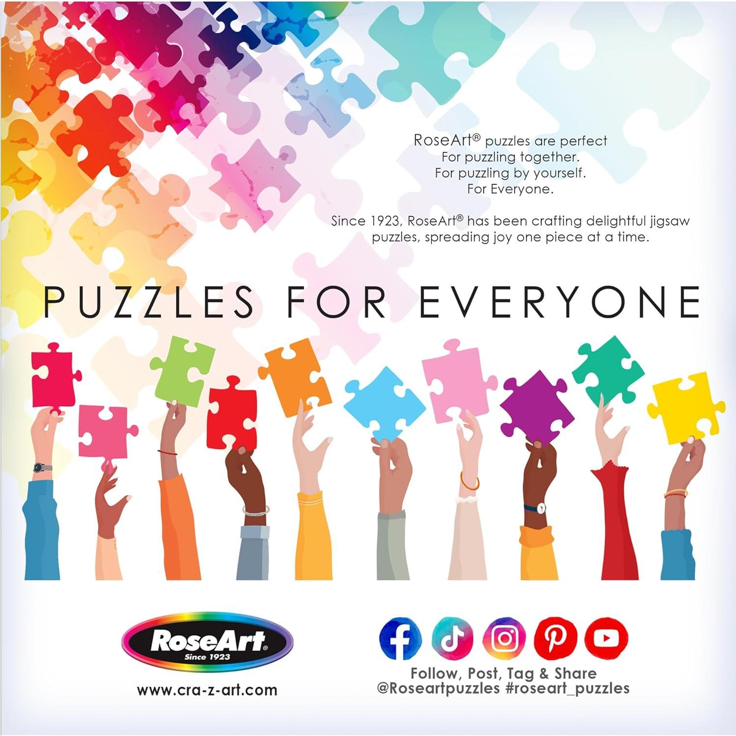 Rompecabezas RoseArt 750 Piezas Noche de Camper 49x68 cm