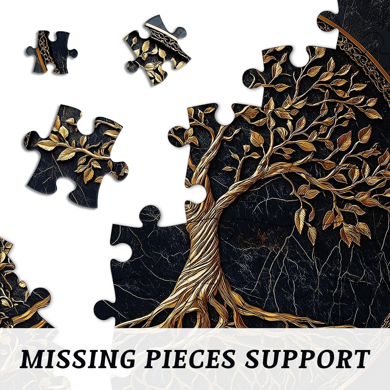 Rompecabezas Árbol de la Vida 1000 Piezas PICKFORU 60.6 cm