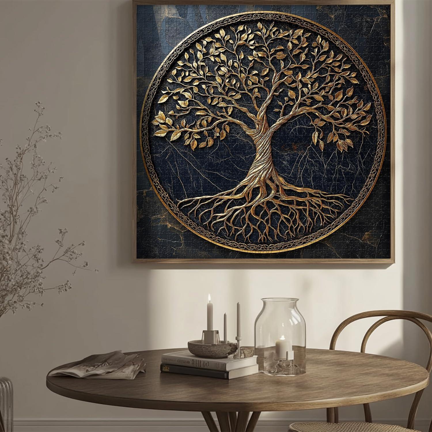 Rompecabezas Árbol de la Vida 1000 Piezas PICKFORU 60.6 cm