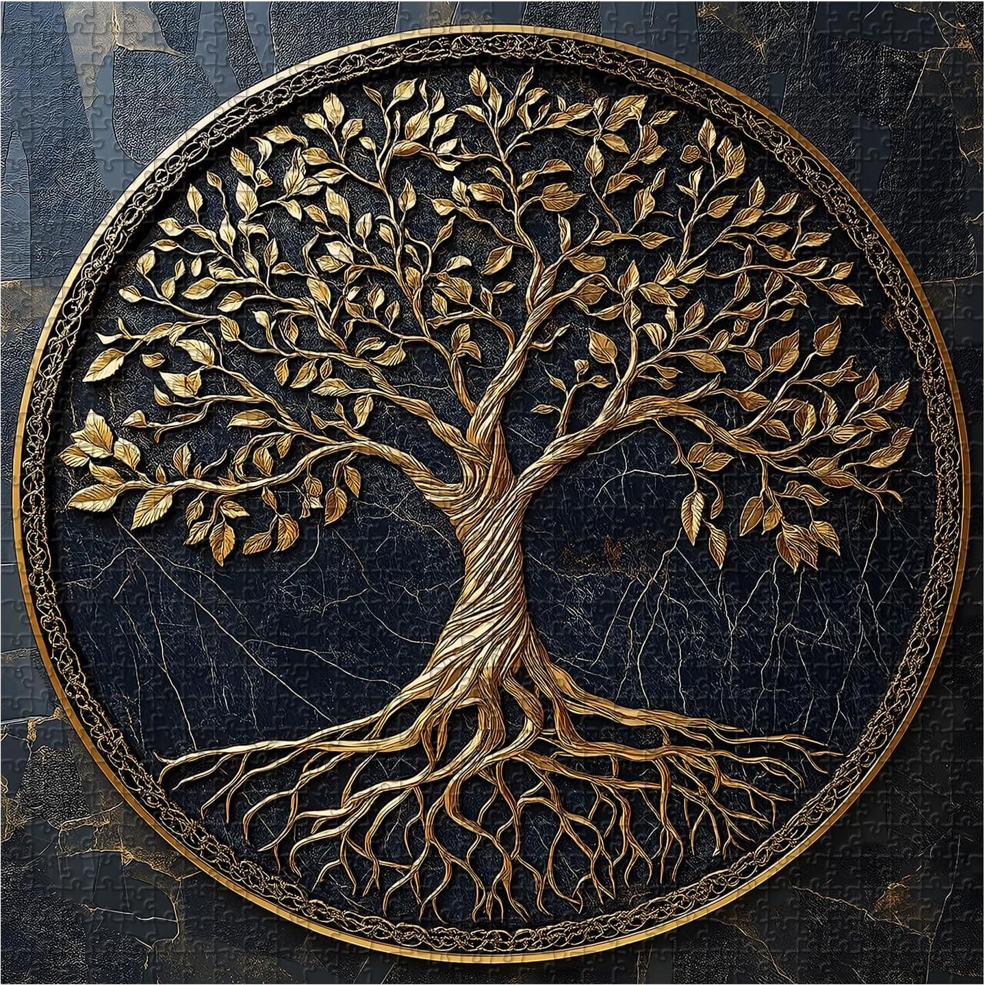 Rompecabezas Árbol de la Vida 1000 Piezas PICKFORU 60.6 cm