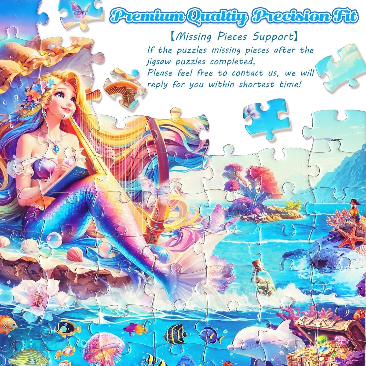 Rompecabezas de 100 piezas Koyiwa Sirena 38.1 x 27.2 cm