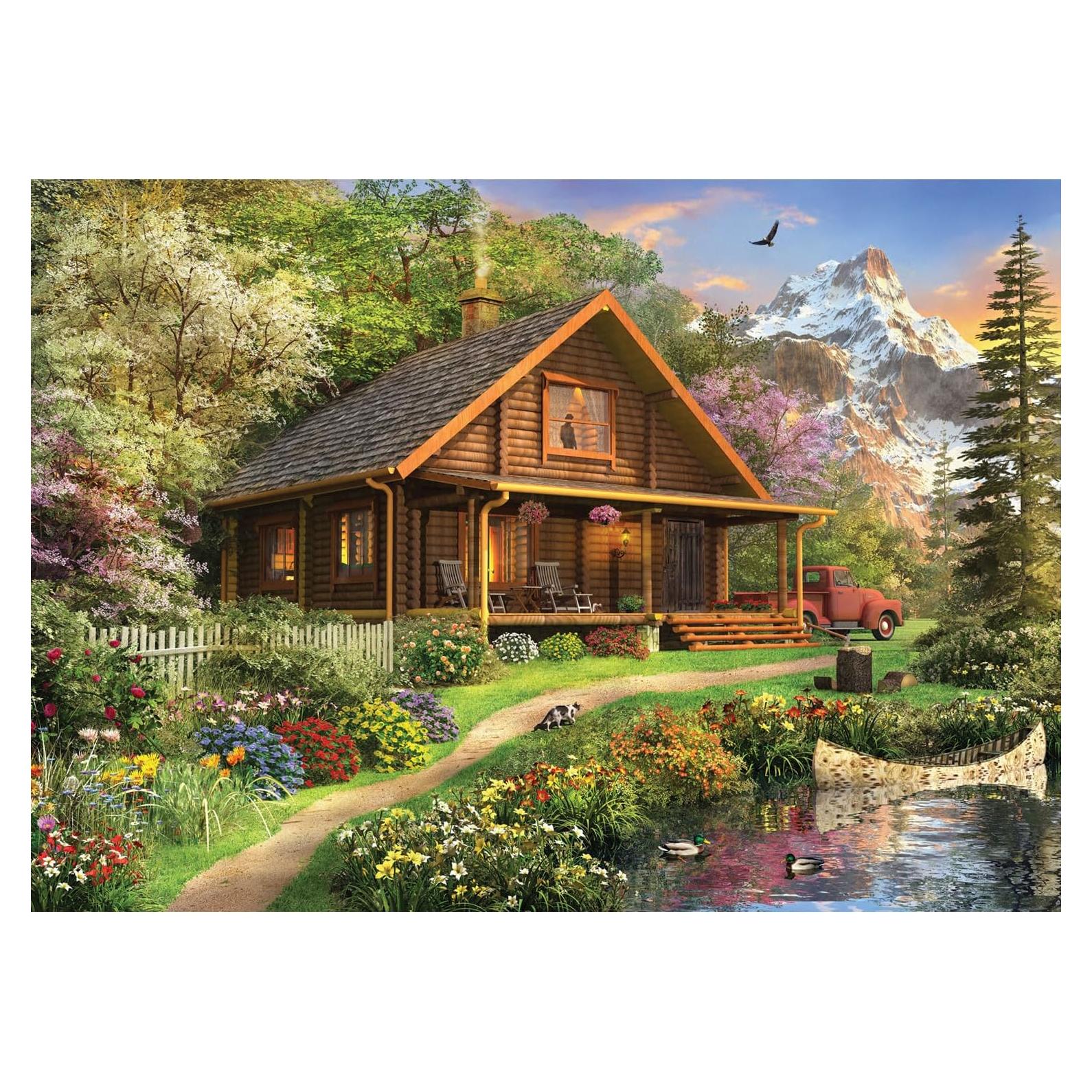Rompecabezas Anatolian 1500 Piezas Casa de Troncos #4568