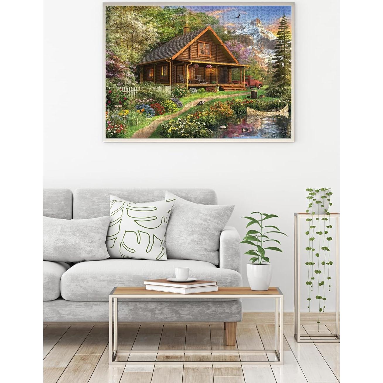 Rompecabezas Anatolian 1500 Piezas Casa de Troncos #4568