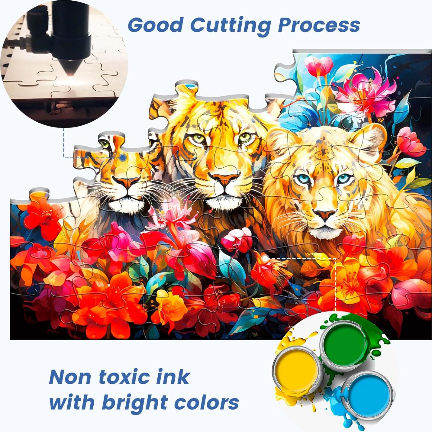 Paquete de 6 rompecabezas grandes WSCXSC para ancianos 36 piezas