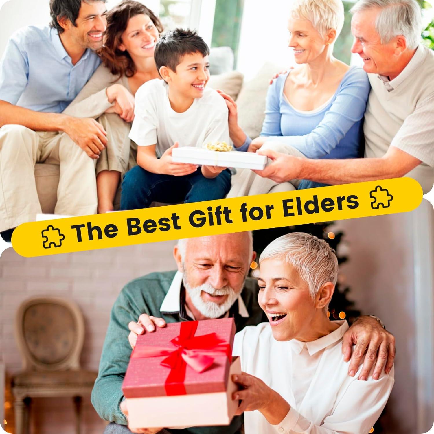 Paquete de 6 rompecabezas grandes WSCXSC para ancianos 36 piezas