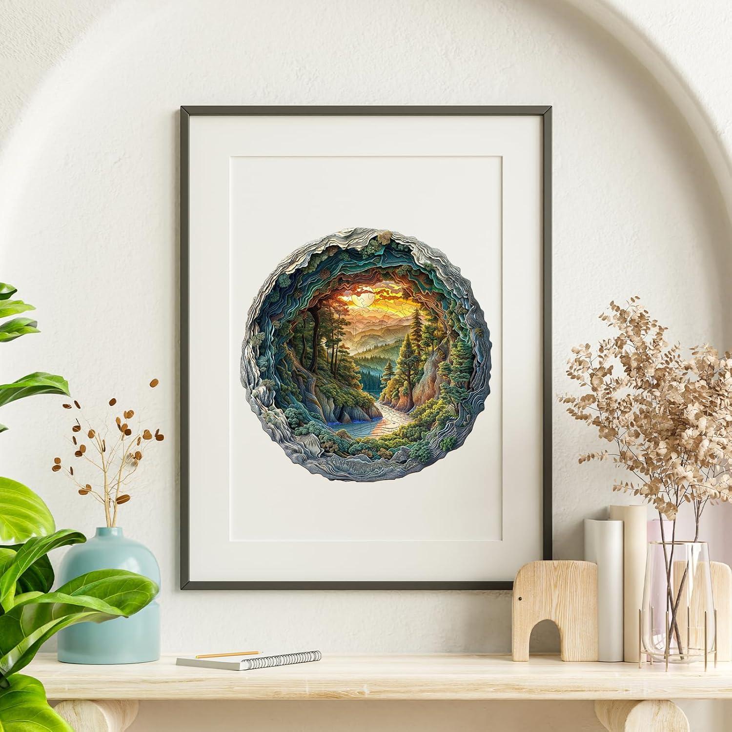 Rompecabezas de Madera Jigfoxy 3D Animal 100 Piezas 21.6x21.3cm