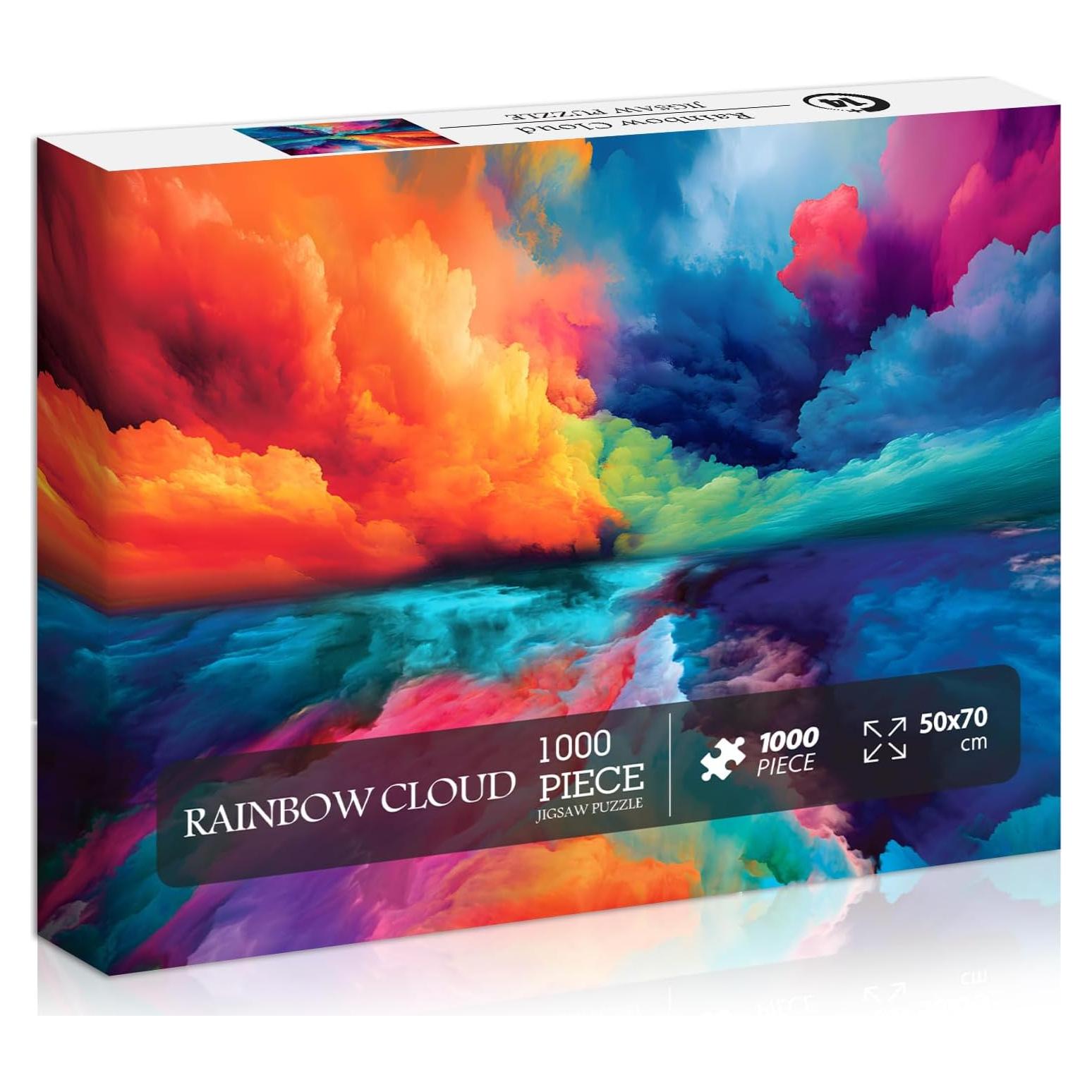 Rompecabezas Imposible 1000 Piezas PICKFORU Arcoíris 69.85x50.04cm