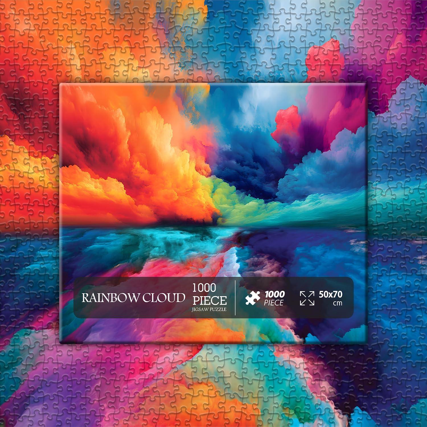 Rompecabezas Imposible 1000 Piezas PICKFORU Arcoíris 69.85x50.04cm