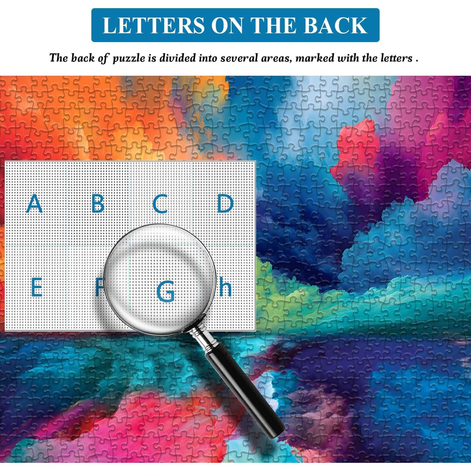 Rompecabezas Imposible 1000 Piezas PICKFORU Arcoíris 69.85x50.04cm