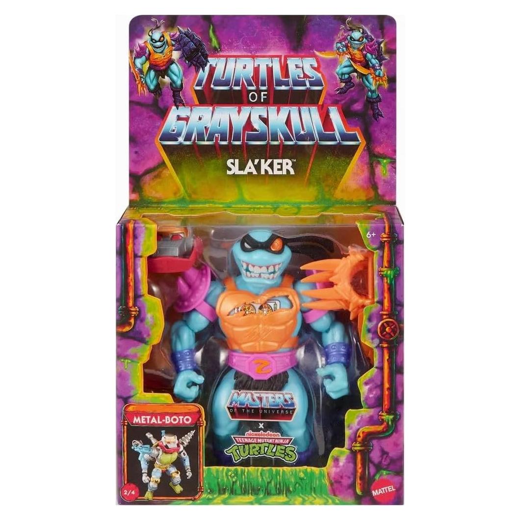 Figura de Acción Sla'Ker Deluxe MOTU TMNT 13.97 cm