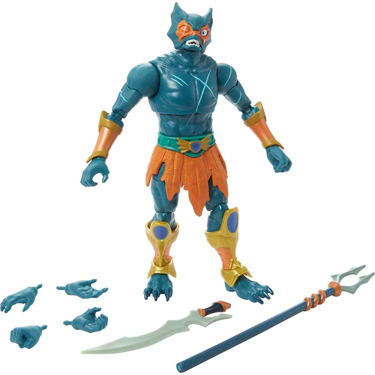 Figura de acción Mer-Man Masterverse Mattel 17.78 cm