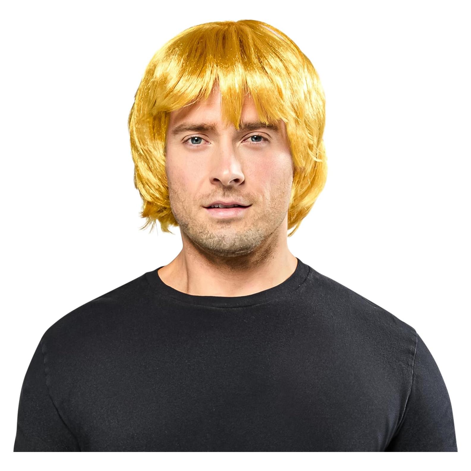 Peluca He-Man Rubies para Adultos - Licencia Oficial - Amarilla