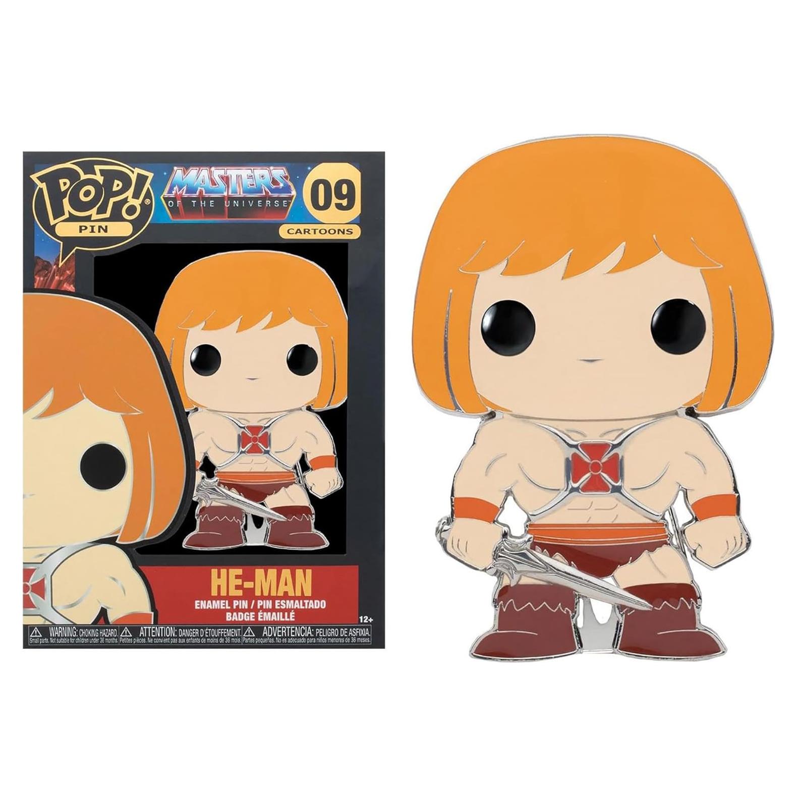 Funko POP Pins He-Man Estándar - Maestros del Universo