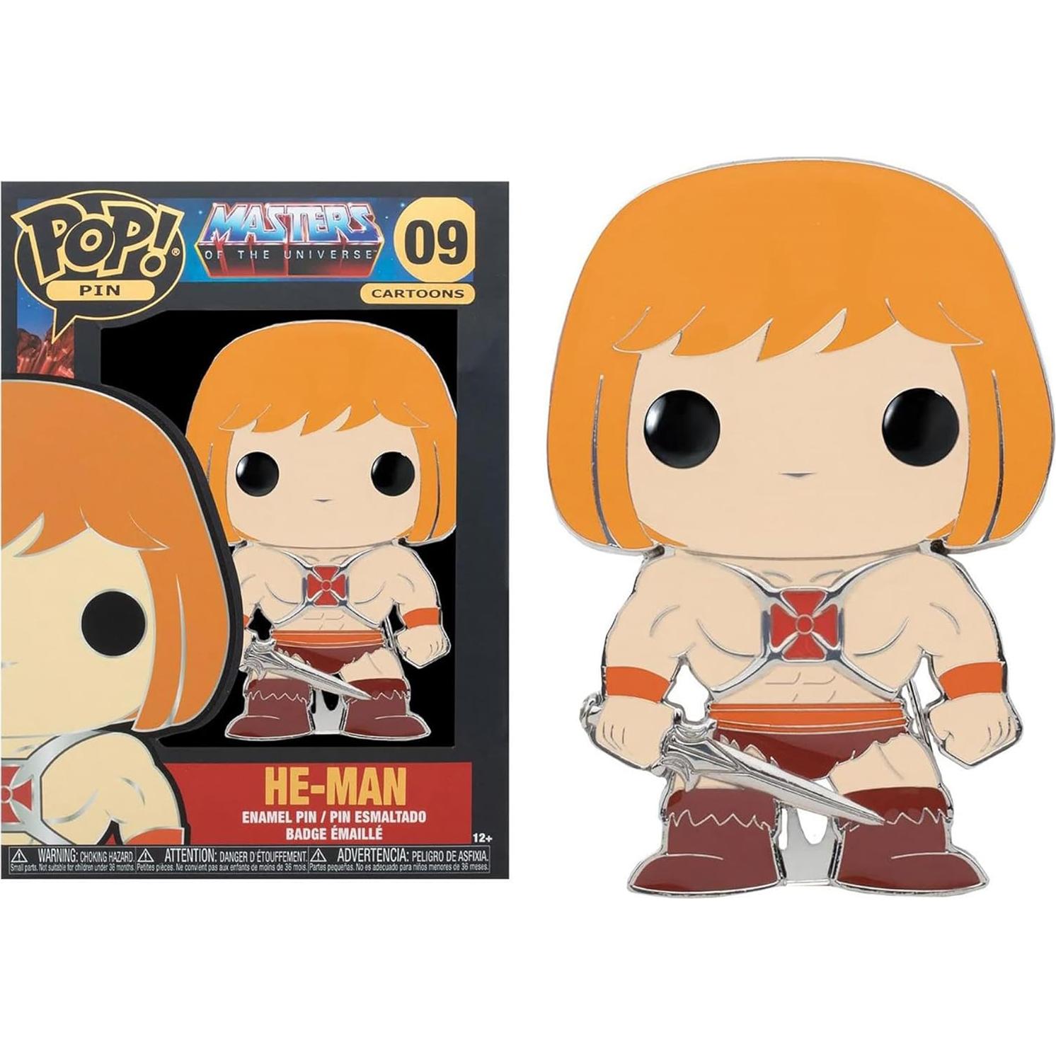 Funko POP Pins He-Man Estándar - Maestros del Universo