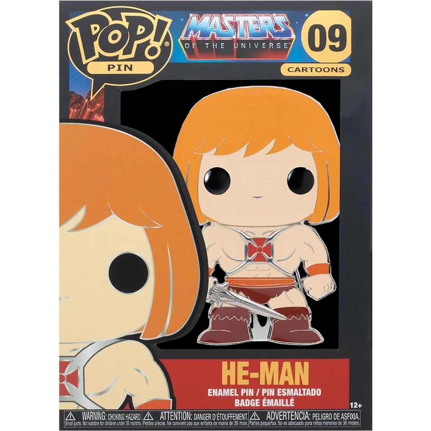 Funko POP Pins He-Man Estándar - Maestros del Universo