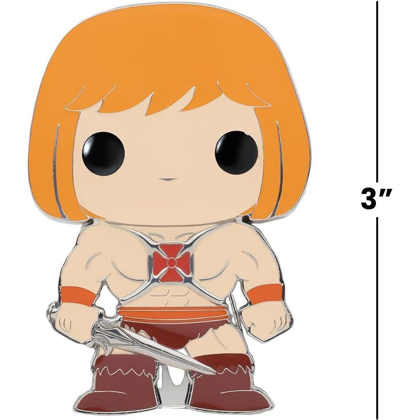 Funko POP Pins He-Man Estándar - Maestros del Universo