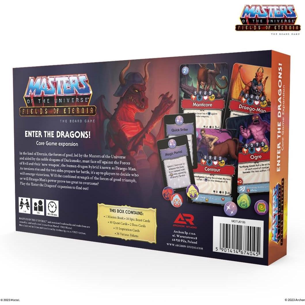 Expansión Masters of The Universe Dragones para Juego de Mesa