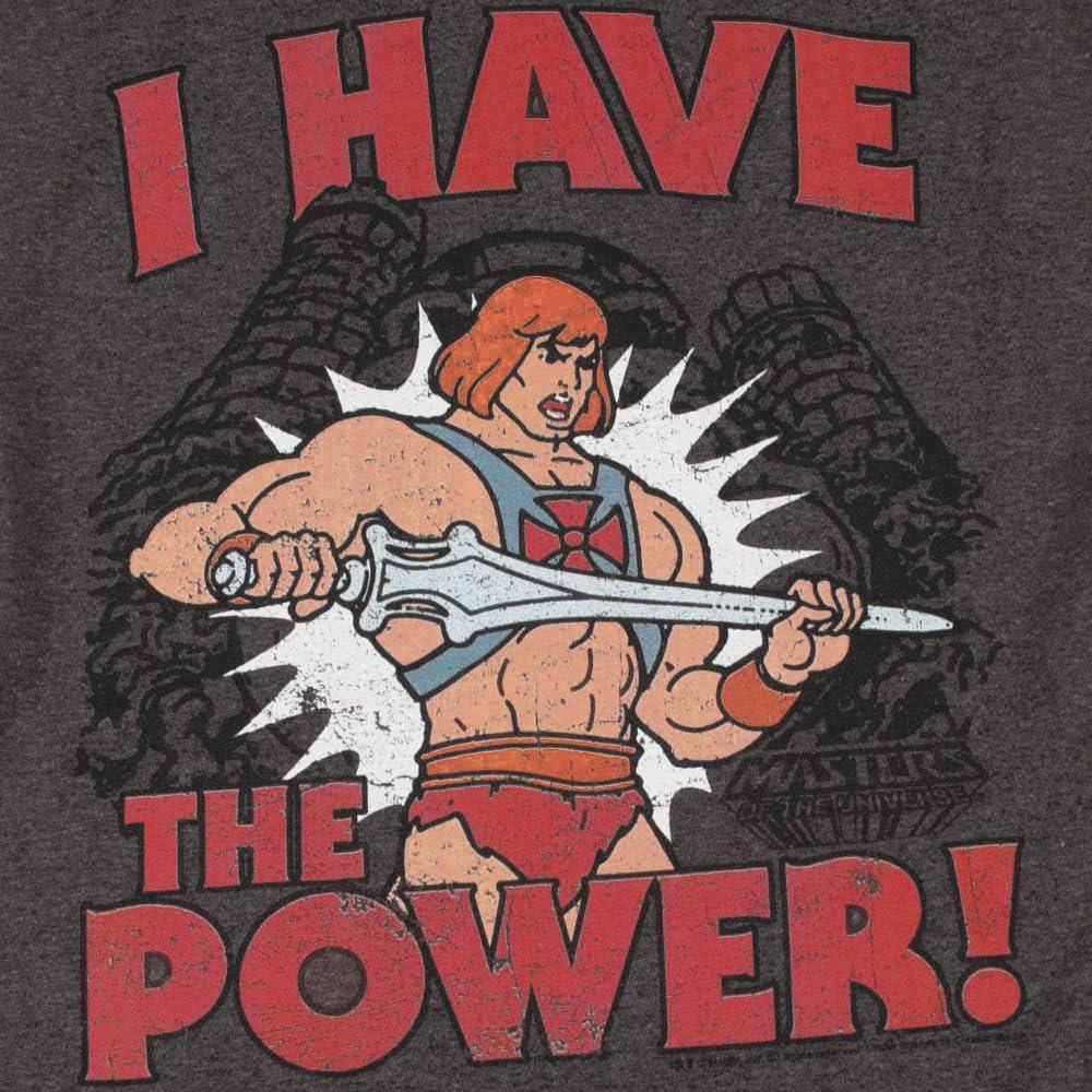 Camiseta Unisex He-Man Popfunk 3XL Carbono 100% Algodón