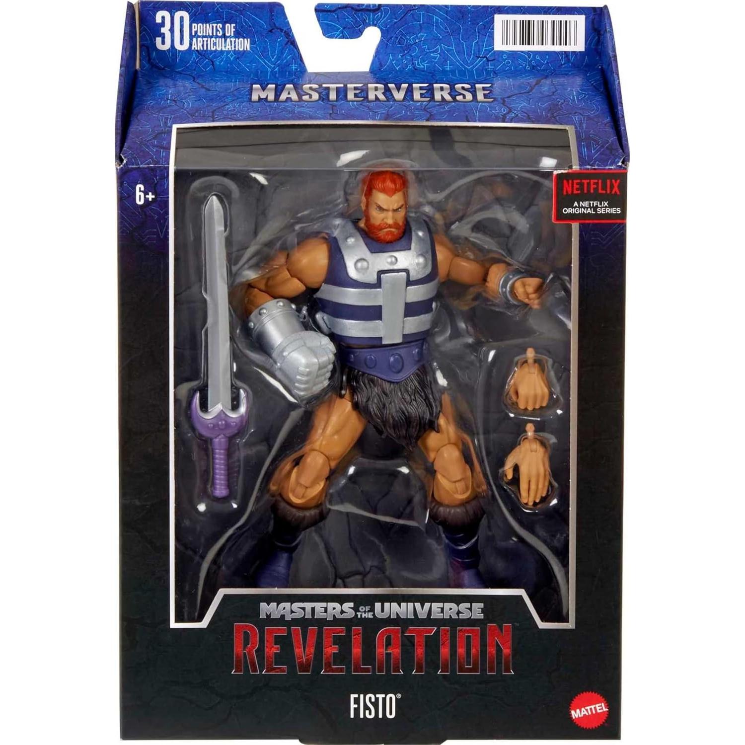 Figura de acción Fisto Masterverse 17.78 cm con accesorios